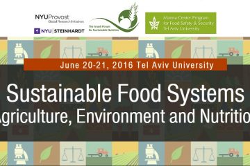 20-21 ליוני, כנס מערכות מזון בנות קיימא: חקלאות, סביבה ותזונה